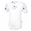 Little Angel Bodysuit short sleeves Outlast® - thin - flowers