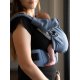 MoniLu ergonomic babycarrier UNI START Simply Ocean Blue