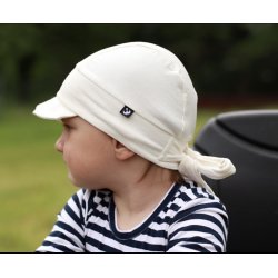 Duomamas cap - summer with bamboo -cream