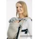 LennyLamb Baby carrier hood - Little Herringbone Grey