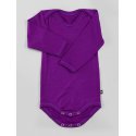 DuoMamas childern bodysuit - long sleeves - dark violet