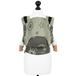Fidella Fusion babycarrier with buckles - Classic - Outer Space - reed green